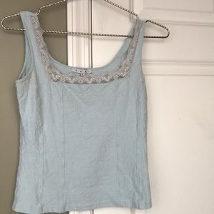 CAbi Sleeveless Top ~ Gorgeous Soft Mint Color 💐Worn once